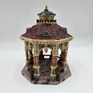 Lemax Village Collection Gilded‎ Gazebo 53532 Table Accent 2005 FLAW